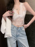 MATINEE Stylish Lace Tops With Loose T-Shirts